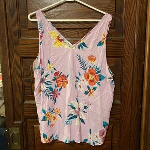 Old Navy Floral Tank Top - Light Purple